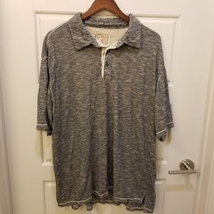 RedHead Men's Gray Short Sleeve Polo Sz XL